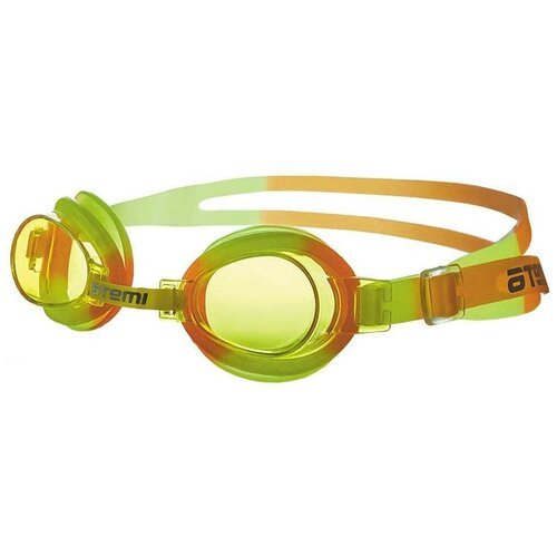 Очки для плавания Atemi, дет,pvc/силикон (жёлт/оранж), S305