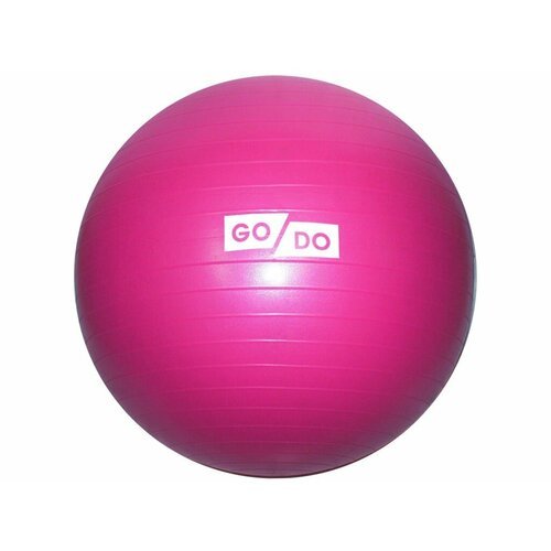Мяч для фитнеса Anti-burst GYM BALL матовый. Диаметр 85 см: FB-85 1365 г (Малиновый)