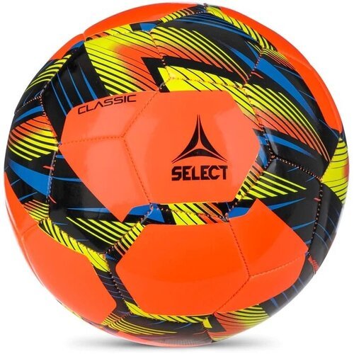 Футбольный мяч SELECT CLASSIC V23, оранж/чер/жел, 4