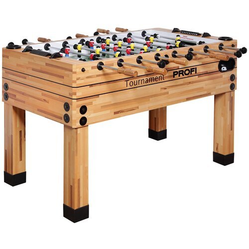 Игровой стол для футбола Fortuna Billiard Equipment Tournament Profi FRS-570 бежевый/зеленый