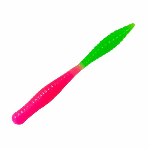 Силикон TROUT LURE (SANSAN) в банке, BEAVER 77, СЫР, COL. 33 (Pink-Green), (10шт)