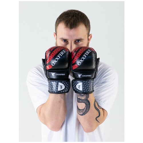 Перчатки тренировочные FIREICE ММА UFC, черные (L)