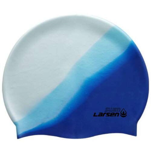 Шапочка плавательная Larsen MC30, силикон, разноцветный