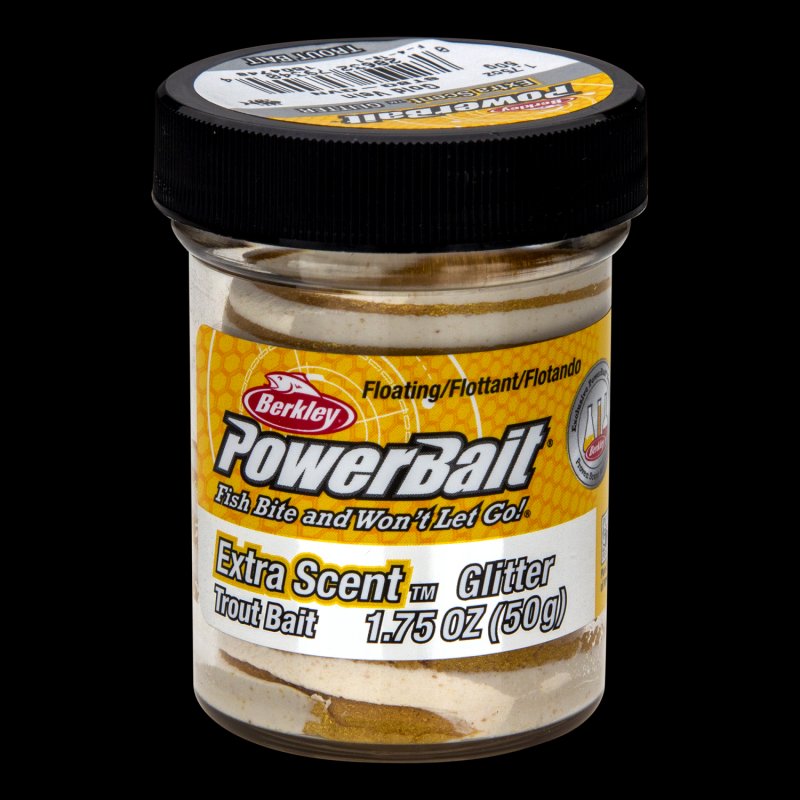 Паста форелевая Berkley PowerBait Glitter Trout Bait 50гр #Gold Vein