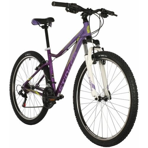 Велосипед STINGER 27.5' LAGUNA STD фиолетовый, алюминий, размер 17' 2022