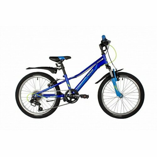 Подростковый горный велосипед Novatrack Valiant 20 (2022), синий