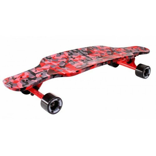 Скейтборд Longboard Shark TIR 31 Chaos Red/Black