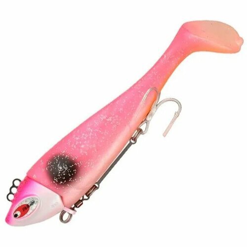 Приманка мягкая огруженная Pro Hunter Mullet Shad Jig 20см 200гр #Pink Mullet