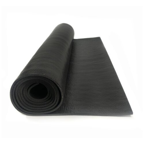 Коврик для йоги Puna Pro, черный, размер 185 x 60 x 0.45 см