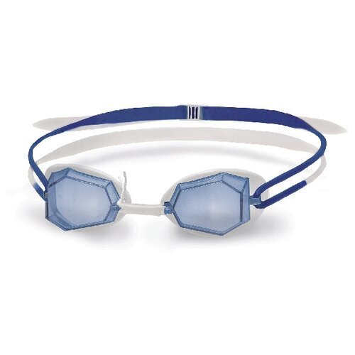 Очки стартовые для плавания HEAD DIAMOND, Цвет - белые/голубые стекла/голубой; Материал - Пластик/силикон