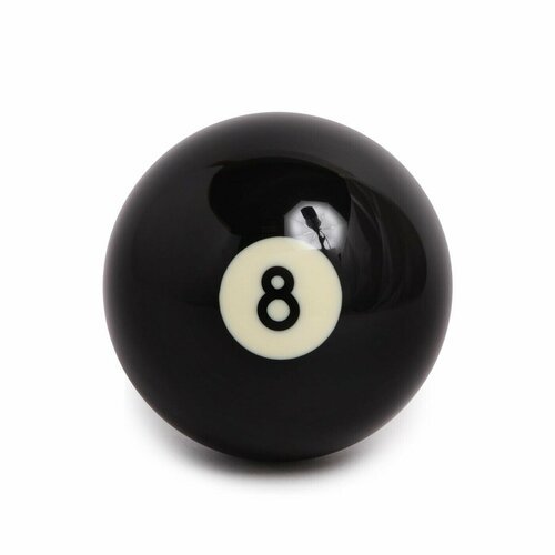 Шар для бильярда №8 38 мм бильярдный шар, черный
