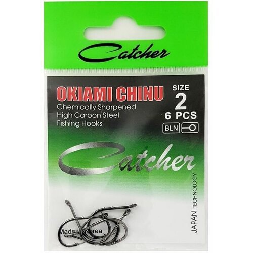 Крючок 'Catcher' OKIAMI CHINU Size 2 (3 пакетика)