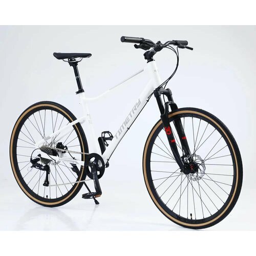 Велосипед Time Try ТT123/9s 28' Алюминиевая рама 18' Спортивный Взрослый Подростковый Унисекс, белый