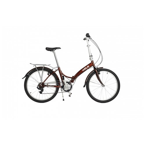Складной велосипед WELS Compact 24-7 (7 ск, бронзовый, 2021/2022)