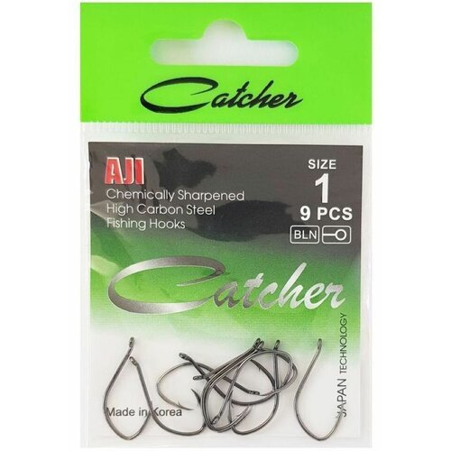 Крючок 'Catcher' AJI Size 1 (3 пакетика)