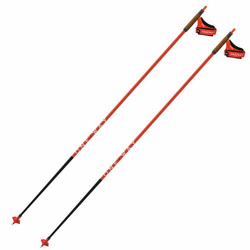 Лыжные палки ONEWAY (OZ41021) Storm 1 (Карбон 100%) (красный) (172,5)