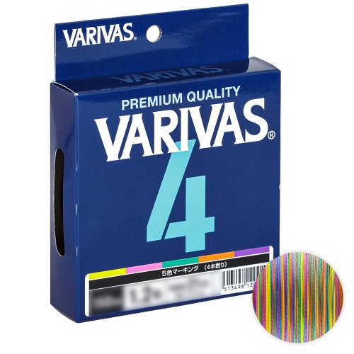 Плетёный шнур Varivas PE X4 150м. 0.6 Marking