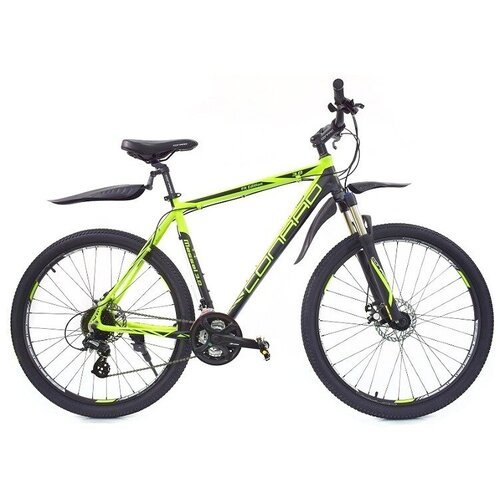 Велосипед 27,5' CONRAD MESSEL 3.0 MATT BLACK/GREEN