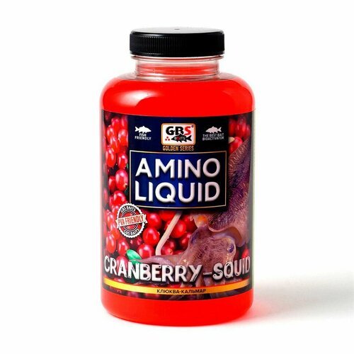 Жидкая добавка GBS Amino Liquid Кальмар Клюква 0,5л