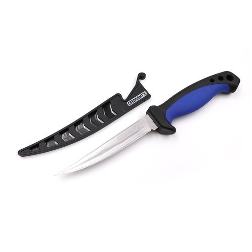 Нож туристический Следопыт Нож разделочный 150 мм в чехле, длина лезвия 12.7 см