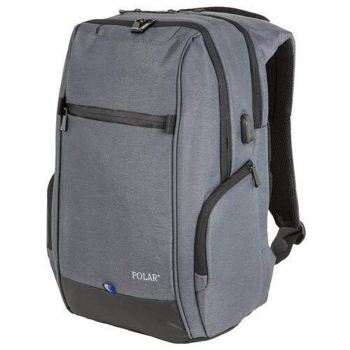 Рюкзак с USB- портом и отделением для ноутбука Polar, П0276