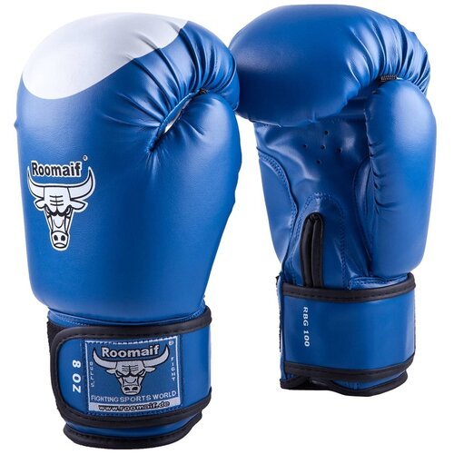 Боксерские перчатки Roomaif RBG-100 Dx Blue 8 oz