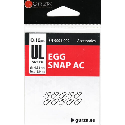 Застежки GURZA EGG SNAP AC (10шт), размер UL