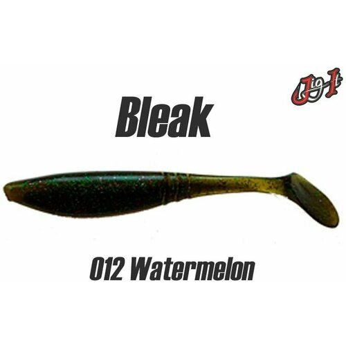 Приманка Силиконовая Jig It Bleak 4.5 (115 мм) #012 WATERMELON Squid