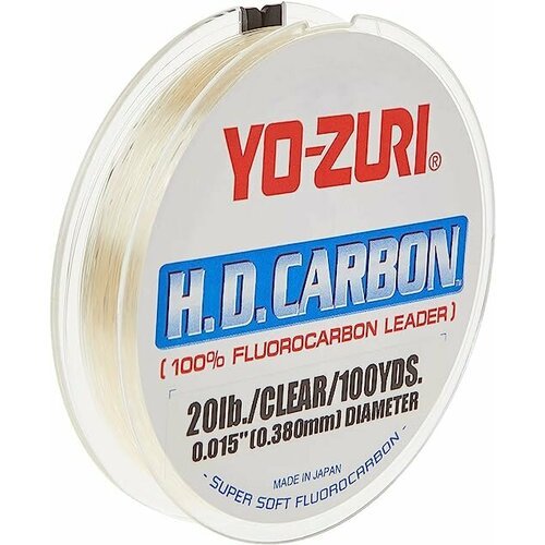 Флюорокарбон Yo-Zuri H. D, Carbon Fluorocarbon Leader 100% 27м Сlear (1,545мм)