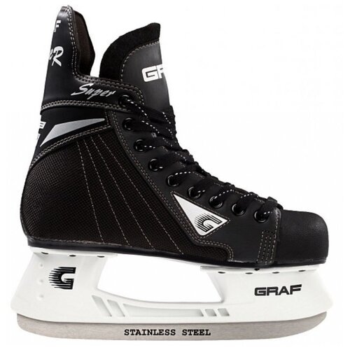 Коньки хоккейные Graf Super G Sakurai blades SR (размер R 44, цвет Черный)
