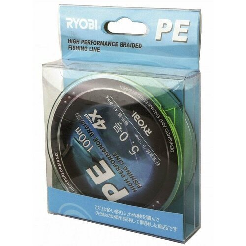 Шнур Ryobi green 4* PE 0.26mm 25.63kg 100m