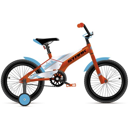 Велосипед детский Stark'21 Tanuki 16 Boy оранжевый/голубой HD00000306