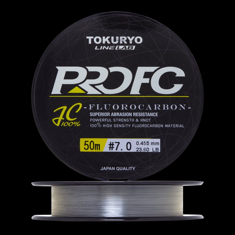 Флюорокарбон Tokuryo Fluorocarbon Pro FC #7,0 0,455мм 50м (clear)