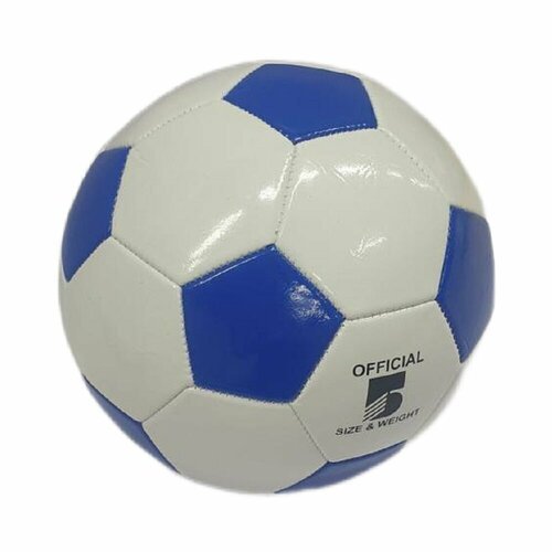 Мяч футбольный двухслойный 5 размер, диаметр 21 см, длина окружности 65 см, SZ21010065