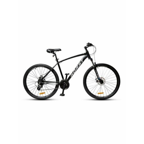 Велосипед взрослый горный 27,5' HORST Messer рама 17' 2023 года черно-белый