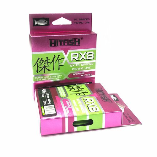Плетеный шнур HITFISH RX8 150m #1.0 (0.165 mm 7.26 kg 16 lb)