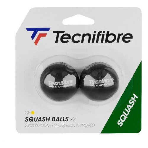 Мячи для сквоша Tecnifibre 1-Yellow x2 54BASQYELL