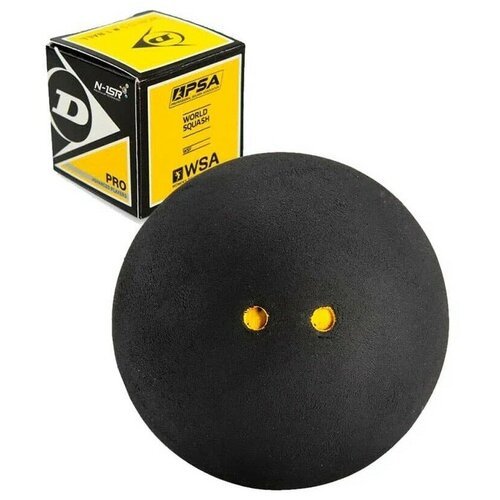 Мячи для сквоша Dunlop 2-Yellow Pro x1