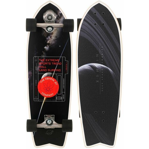 Серфскейт TERROR Moon (81.3х25 см) / Лонгборд-круизер, скейтборд, серф скейт взрослый