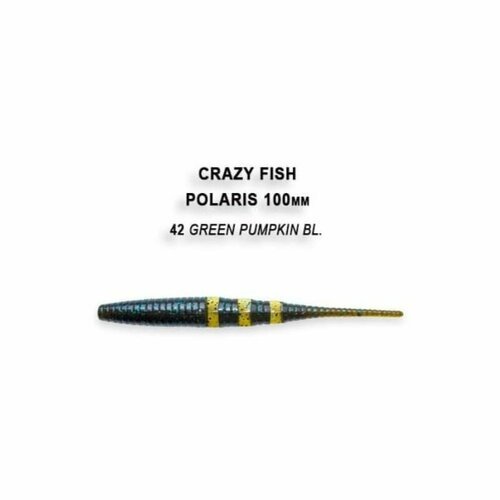 Приманка силиконовая Crazy Fish Polaris Floating 4' 10 см, 38-100-42-6-F