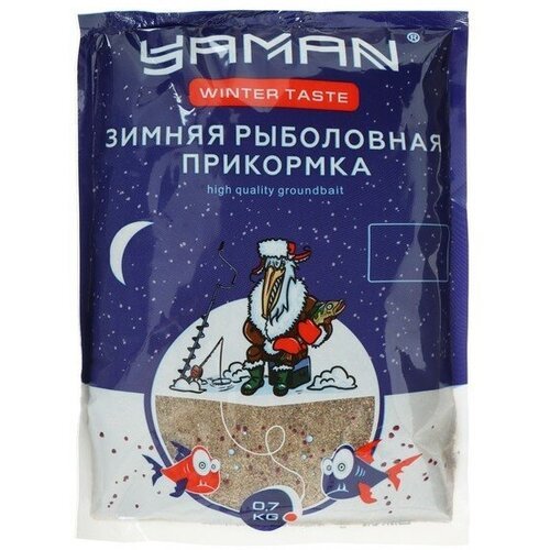Прикормка Yaman Winter Taste Карась зимняя, чеснок, микс, 700 г