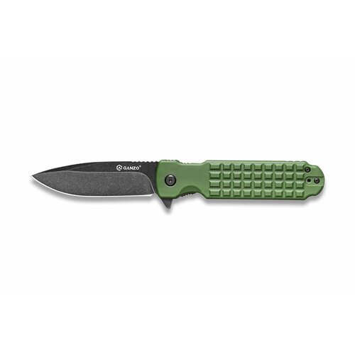 Складной нож Ganzo G627-GR, цвет зелёный, сталь 8CR14 (56-58 HRC)