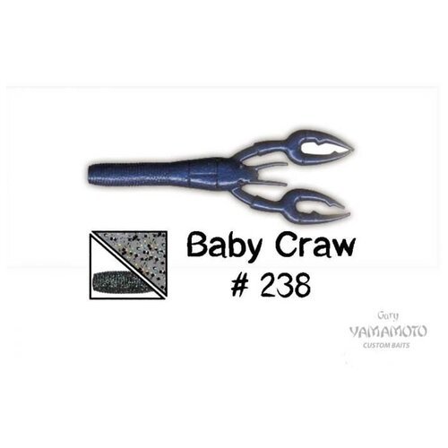 Приманка GARY YAMAMOTO Baby Craw 3.75' #238, # 0000680959