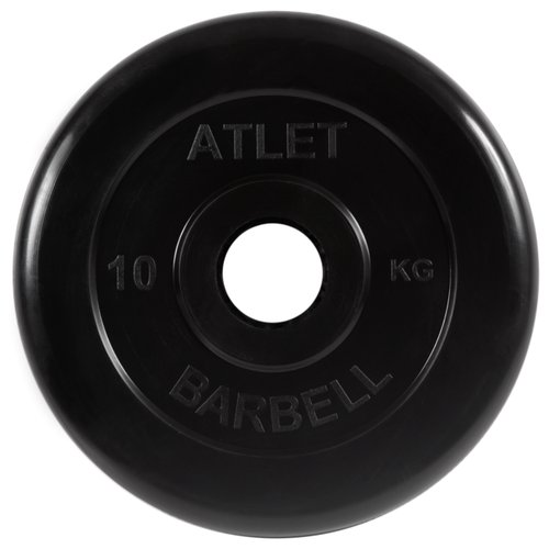 Диск MB Barbell MB-AtletB51 10 кг 10 кг 1 шт. черный