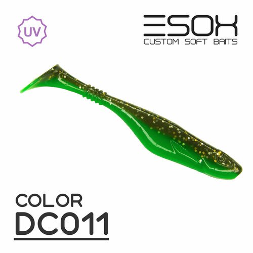 ESOX Богатырь 5' (127мм) [4шт.] DC011 / Мягкая приманка для рыбалки