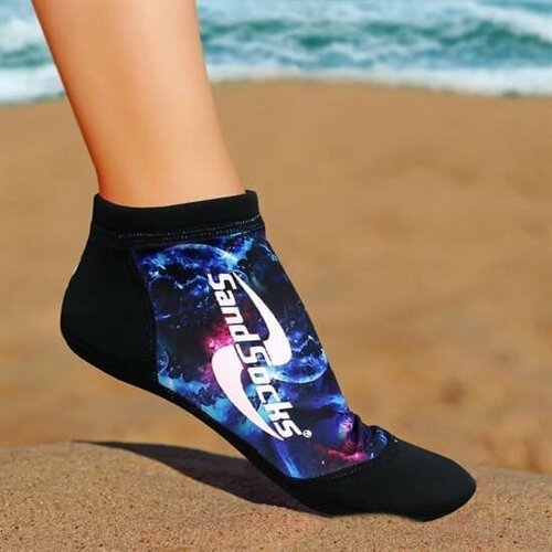(L) Vincere SPRITES SAND SOCKS NEBULA Носки для пляжного волейбола Черный/Синий