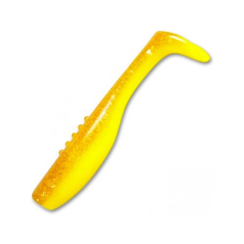 Dragon, Риппер Bandit Pro 2.5', 6см, 15шт, Lunatic Yellow, Clear Orange glitte