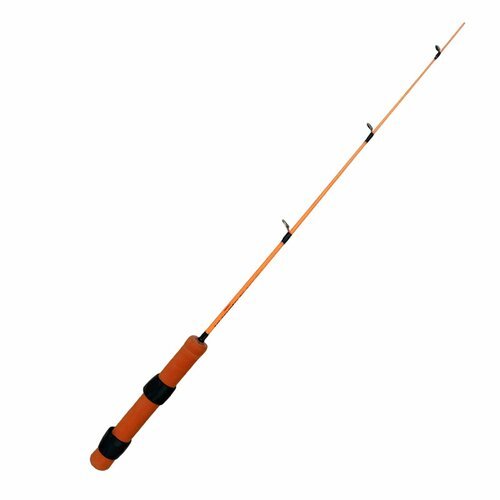 Удочка зимняя для рыбалки неопрен 60 см оранжевый