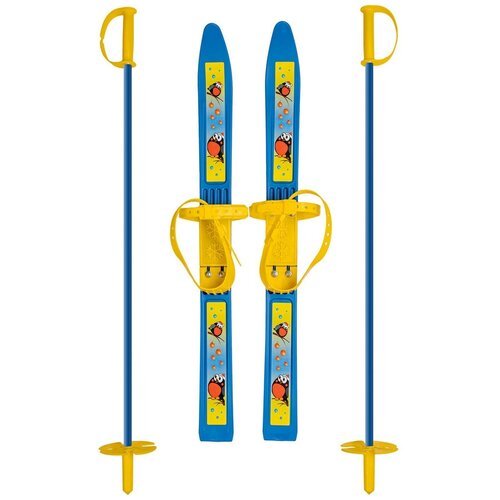 Прогулочные лыжи Олимпик Олимпик-спорт полный комплект, 66 см, снегири
