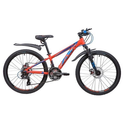 Велосипед для подростков NOVATRACK 24 EXTREME, рама 11, оранжевый (24AHD.EXTREME.11OR9)